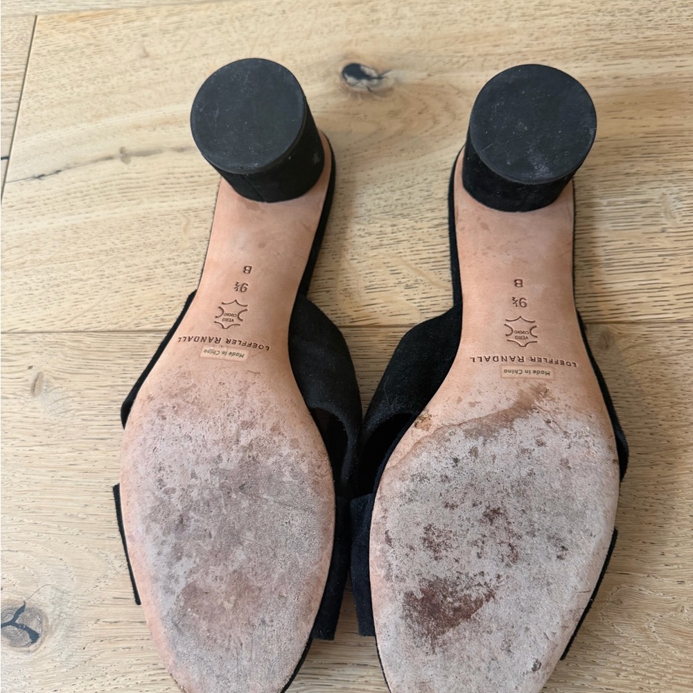 Loeffler Randall Black Knotted Mules - Picture 4 of 5